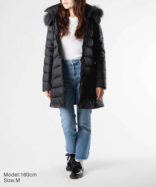 【近年モデル】23AW タトラス SARMA ダウンコート ブラック 02 M TATRAS（タトラス） レディース SARMA ダウンコート【BLACK