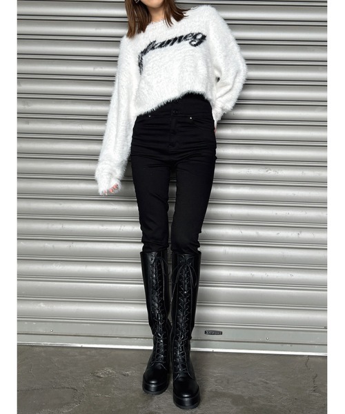 その他 EGOIST EGOIST（エゴイスト） ニット セーター ロゴシャギーニットトップス