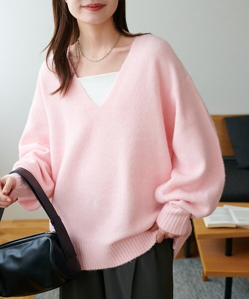 Discoat（ディスコート） ニット セーター 「ユニセックス」深V