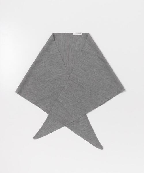 KRIS VAN ASSCHE ナローマフラー グレー URBAN RESEARCH DOORS（アーバンリサーチドアーズ） ストール マフラー