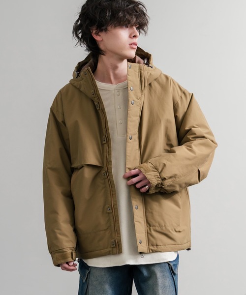 Audience 中綿マウンテンパーカー オリーブ 60/40クロス セール】Audience オーディエンス 60/40クロス SoronaDupont 中綿