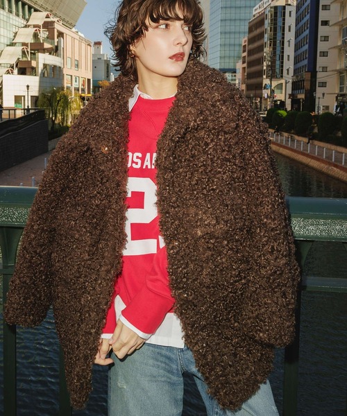 コート アウター プードルシャツコート レディース : ZOZOTOWN Yahoo