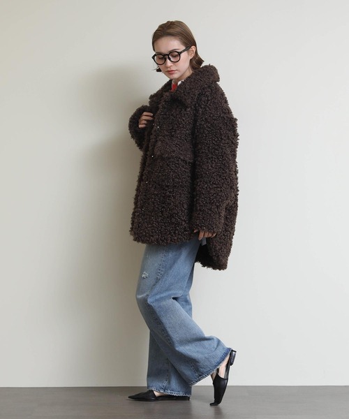 コート アウター プードルシャツコート レディース : ZOZOTOWN Yahoo