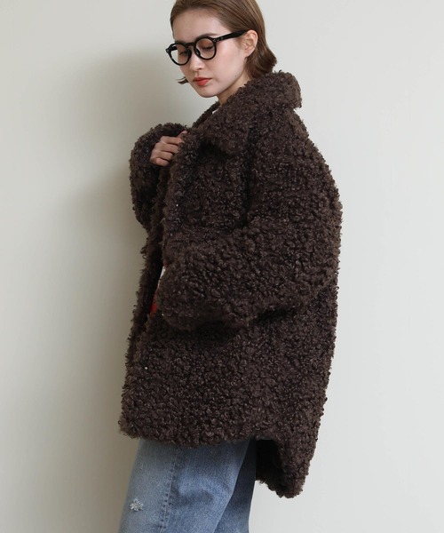 プードルコート コート アウター プードルシャツコート レディース : ZOZOTOWN Yahoo