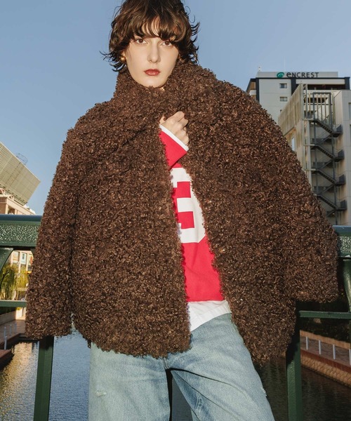 コート アウター プードルシャツコート レディース : ZOZOTOWN Yahoo