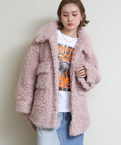 コート アウター プードルシャツコート レディース : ZOZOTOWN Yahoo