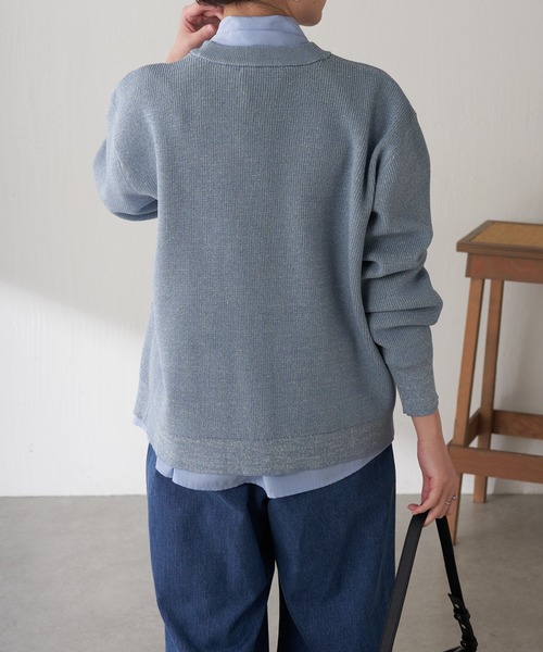 COLLAGE ツヤボタンカーディガン COLLAGE GALLARDAGALANTE｜ツヤボタンカーディガン | Rakuten Fashion