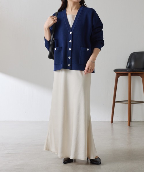 COLLAGE GALLARDAGALANTE カーディガン COLLAGE GALLARDAGALANTE｜《WEB限定/気温調整に◎》メタル釦ジョー