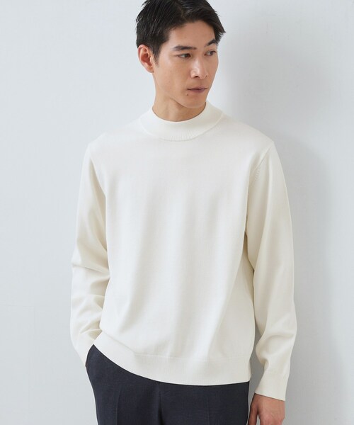 +CLOTHET ホワイトニットシャツ 2枚セット 新品未使用 透かし編みニットシャツ（カジュアルシャツ） | tk.TAKEO KIKUCHI