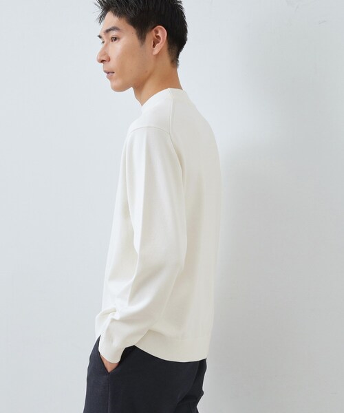 THE SHOP TK セーター ニット 「冬のビジネスシーンに最適」シルキー