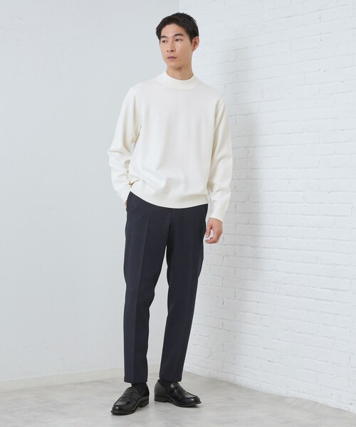 THE SHOP TK セーター ニット 「冬のビジネスシーンに最適」シルキー