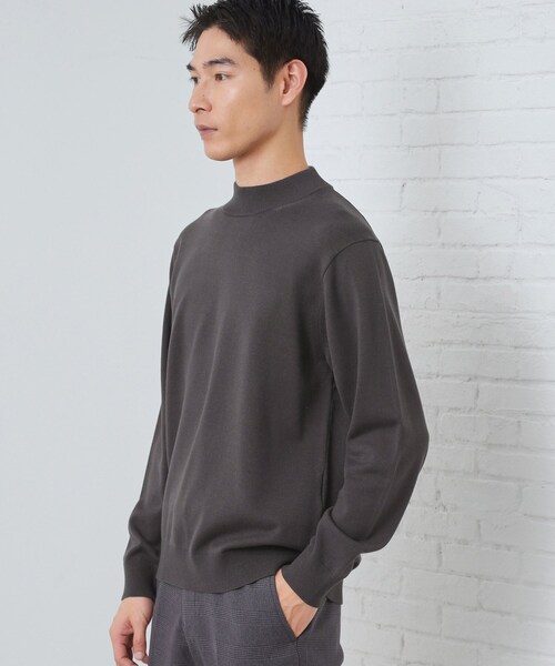 THE SHOP TK セーター ニット 「冬のビジネスシーンに最適」シルキー