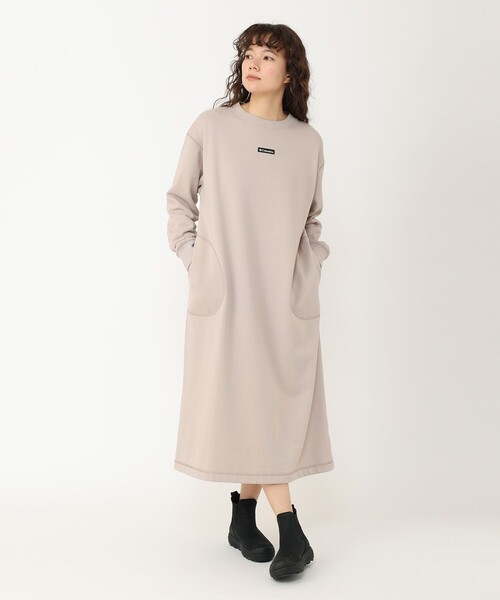 Columbia（コロンビア） 長袖ワンピース M チャコールグレー