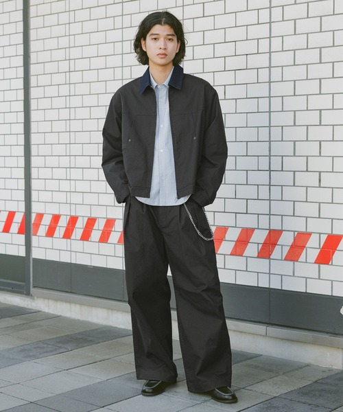 新品未使用　ミカーレミカーレ　レース素材 クロップドジャケット 黒 RAGEBLUE（レイジブルー） ブルゾン アウター TC Duck Zip Short