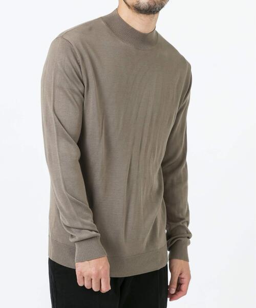 「URBAN RESEARCH ROSSO MEN」 長袖ニット LARGE ベージュ メンズ_画像6