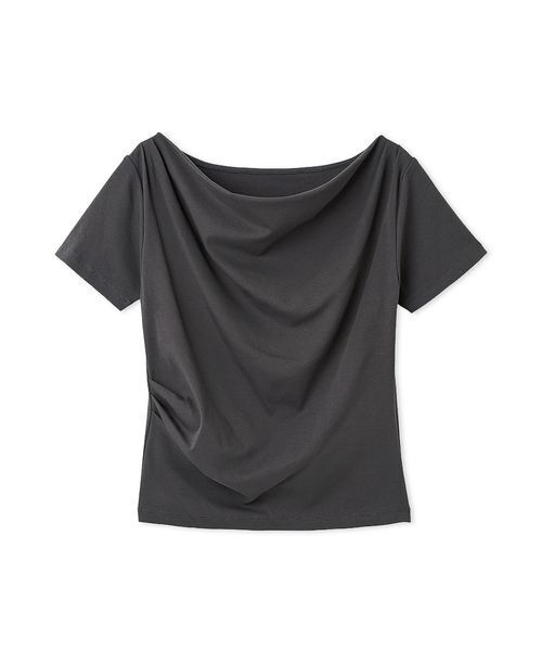 FRAY I.D（フレイ・アイディー） tシャツ 半袖 ドレープネック