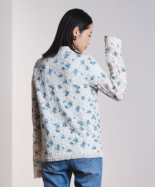 トップス ROSE BUD CREOLME/FLORAL LACE TOP ROSE BUD（ローズバッド） tシャツ (CREOLME)FLORAL LACE TOP