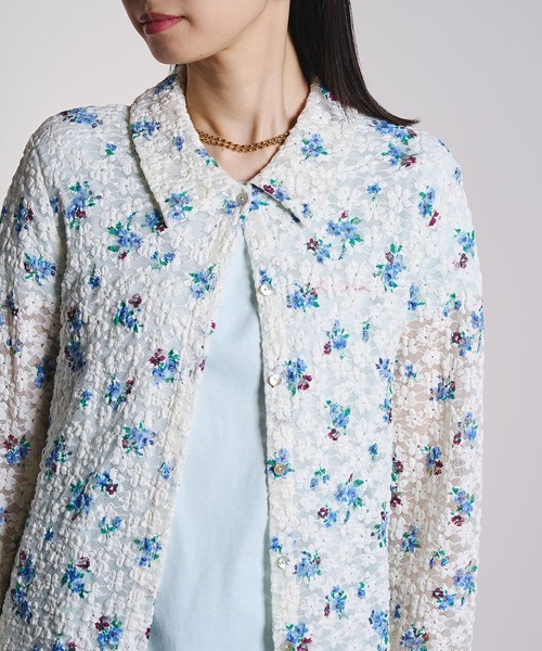 ROSE BUD（ローズバッド） tシャツ (CREOLME)FLORAL LACE TOP