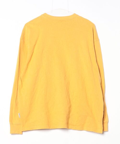 「BEN DAVIS」 長袖Tシャツ L オレンジ メンズ_画像2