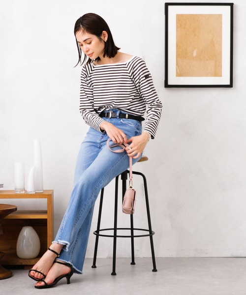「Healthy denim」 デニムパンツ 24 ダークブルー レディース_画像4