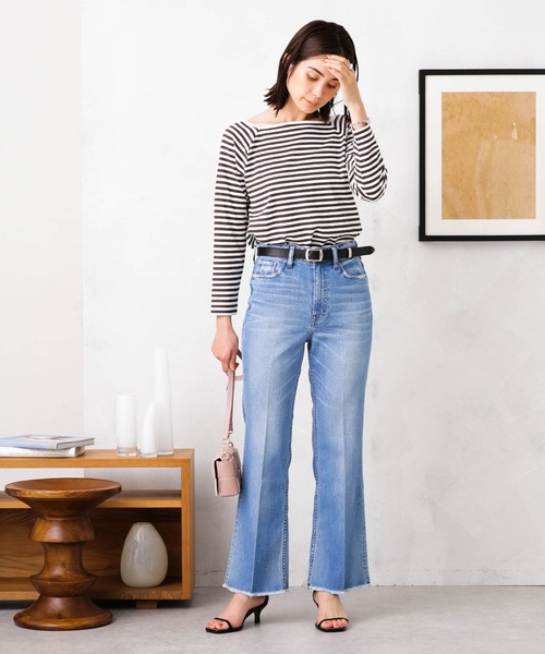 「Healthy denim」 デニムパンツ 24 ダークブルー レディース_画像5