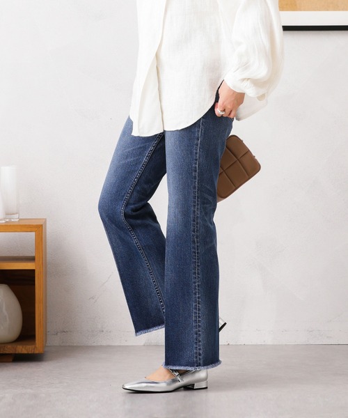 「Healthy denim」 デニムパンツ 24 ダークブルー レディース_画像6