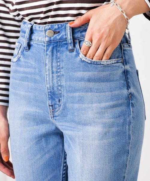 「Healthy denim」 デニムパンツ 24 ダークブルー レディース_画像9