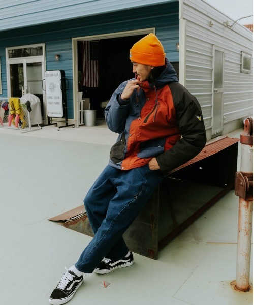 「Ocean Pacific」 マウンテンパーカー MEDIUM ネイビー メンズ_画像6
