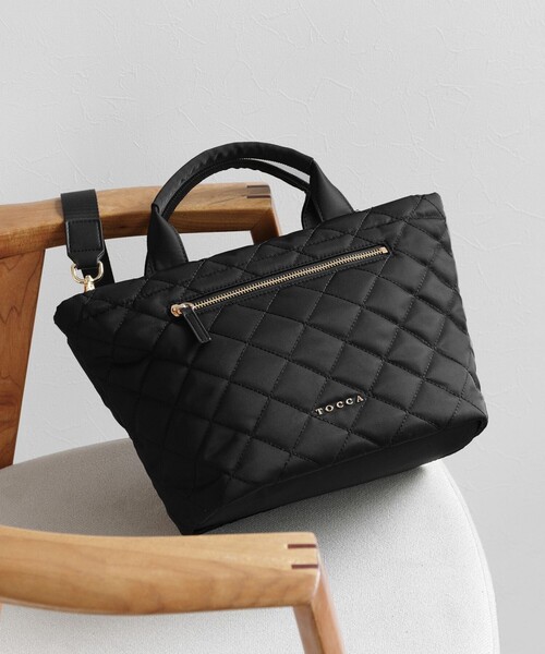 TOCCA（トッカ） トートバッグ TRACE PAVE FASTENER TOTE ナイロン