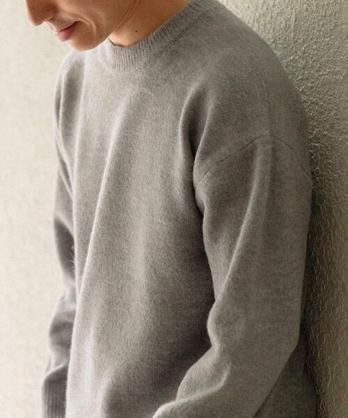 「ITEMS URBANRESEARCH」 長袖ニット LARGE グレー メンズ_画像2