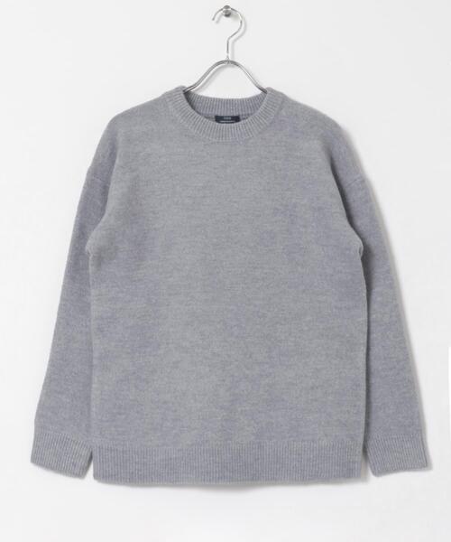 「ITEMS URBANRESEARCH」 長袖ニット LARGE グレー メンズ_画像7