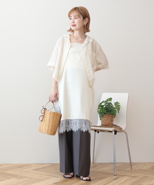 AMERICAN HOLIC（アメリカンホリック） ワンピース レースサテンキャミ