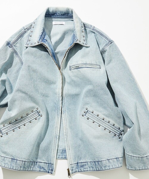 FREAK'S STORE（フリークスストア） デニムジャケット LARGE サックス