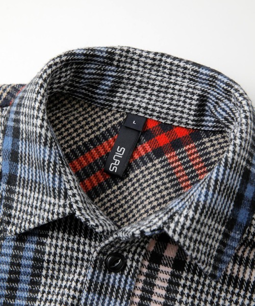「SILAS」 長袖シャツ X-LARGE ブルー メンズ_画像5