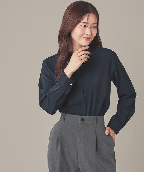 「GLACIER lusso」 長袖シャツ L アイボリー レディース_画像7