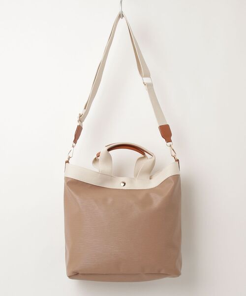 「BEVERLY HILLS POLO CLUB」 2WAYバッグ FREE ベージュ レディース_画像2