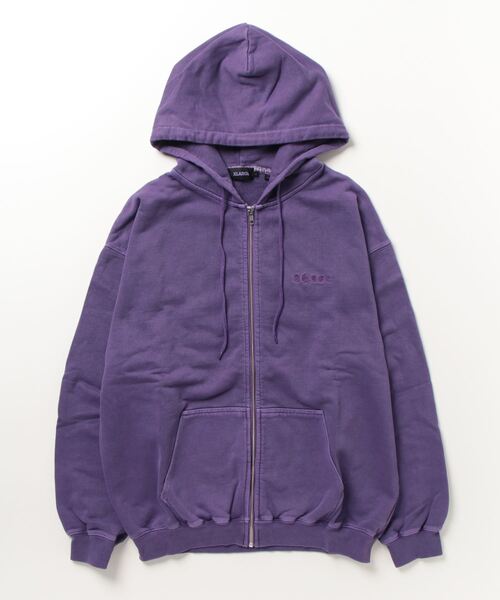 XLARGE（エクストラ ラージ） ジップアップパーカー X-LARGE パープル 