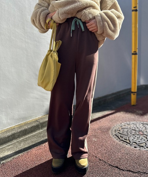 「mi via loca」 スウェットパンツ FREE トップグレー レディース_画像7
