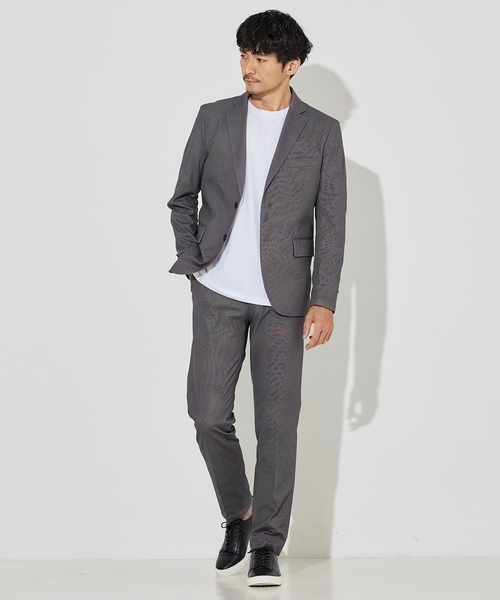 「ABAHOUSE GRAY」 スラックス 48 ネイビー メンズ_画像4