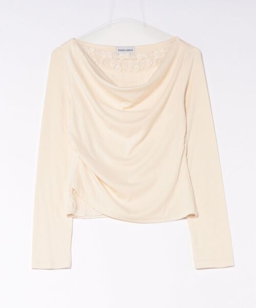 tシャツ レースドッキングオフショルロンT レディース : ZOZOTOWN