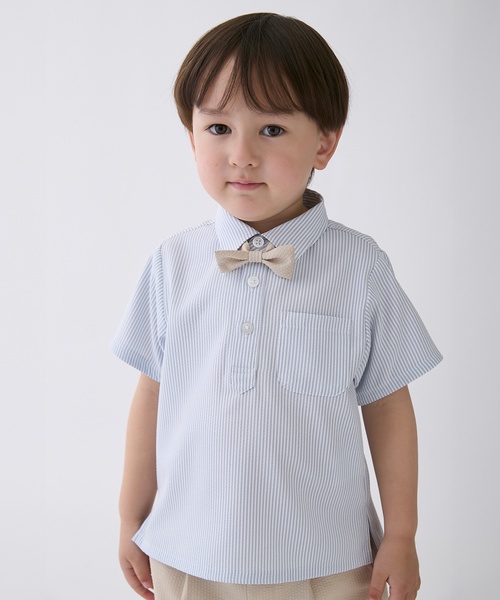 petit main ワンピース 「WINDRY」衿ワンピース キッズ 子供服 女の子