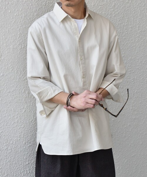 「SHIPS any」 長袖シャツ X-LARGE ネイビー メンズ_画像5