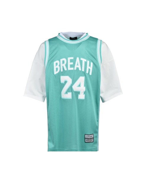 トップス BREATH LAYERED BASKET BALL JERSEY TEE BREATH tシャツ LAYERED BASKET BALL JERSEY TEE メンズ レディース