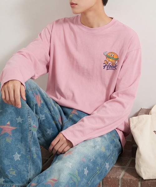 tシャツ HOOK -original- フードキャラクター グラフィックプリント