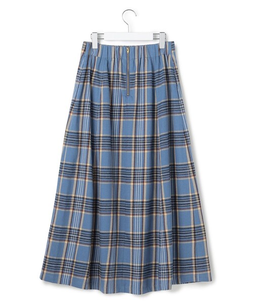 「J.PRESS YORK STREET」 フレアスカート F ブラウン レディース_画像4