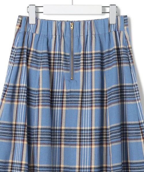 「J.PRESS YORK STREET」 フレアスカート F ブラウン レディース_画像8