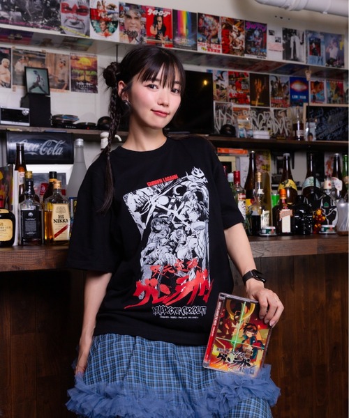 tシャツ 天元突破グレンラガン/PART-2Tシャツ（ギガドリルブラック