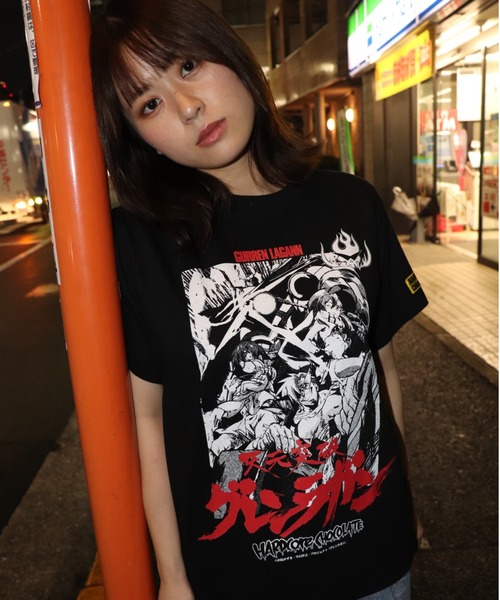 tシャツ 天元突破グレンラガン/PART-2Tシャツ（ギガドリルブラック
