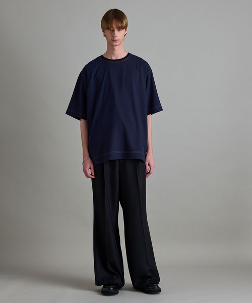 「JUNRED」 スラックス L チャコールグレー メンズ_画像5