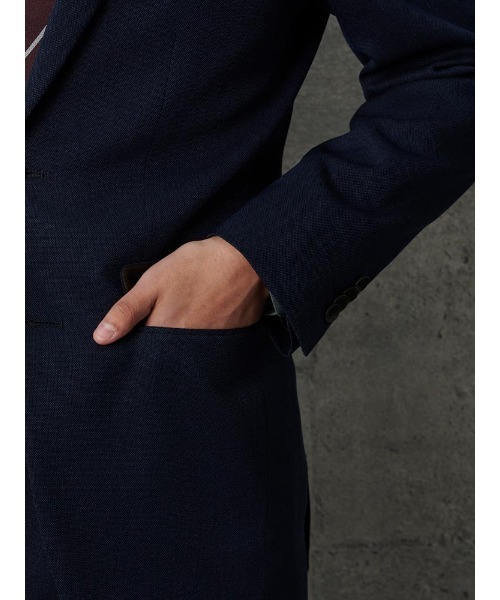 「Perfect Suit FActory」 スーツ A5 ネイビー メンズ_画像8